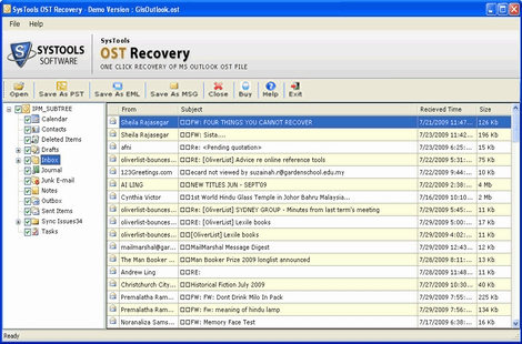 Restore OST File 3.6