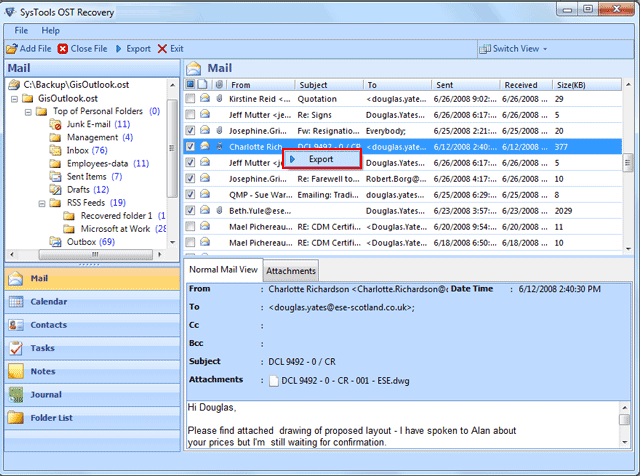 Free OST2PST Converter 6.0